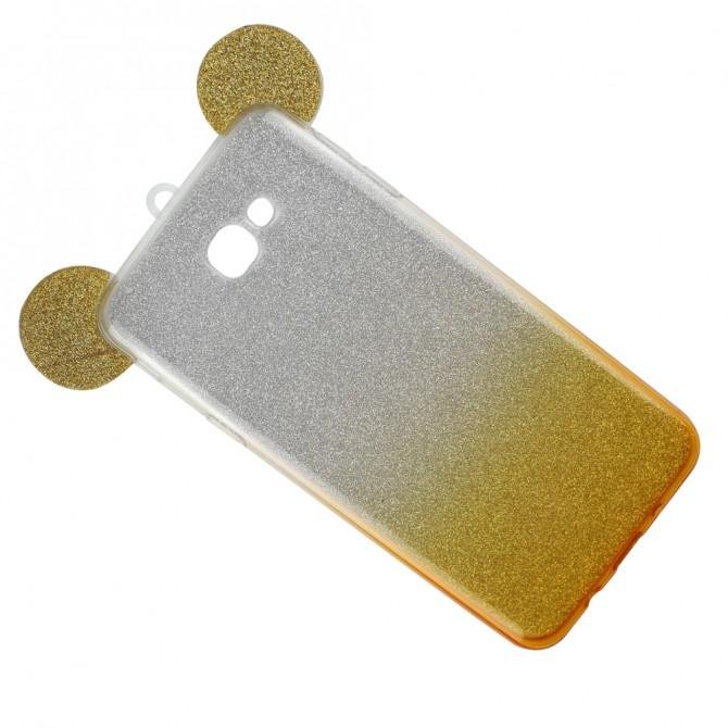 Чехол Mickey TPU Case с блестками для Samsung J5 Prime/G570-2