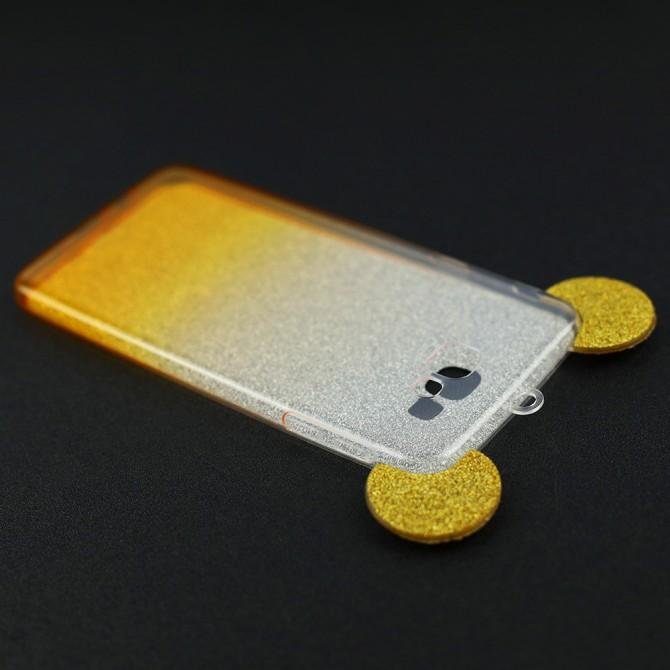 Чехол Mickey TPU Case с блестками для Samsung J5 Prime/G570-4