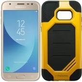Чохол Motomo Armor Case для Samsung A320 (A3-2017) Жовтий