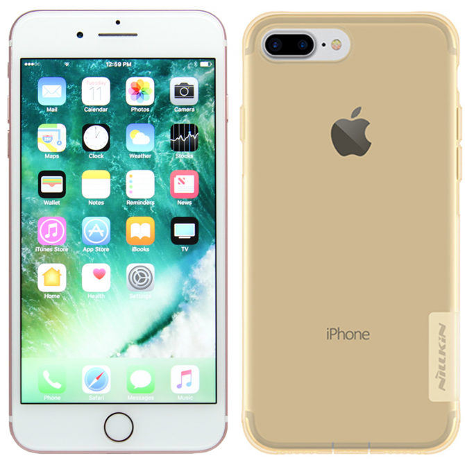 Чехол NILLKIN Nature TPU для iPhone 7 Plus Gold