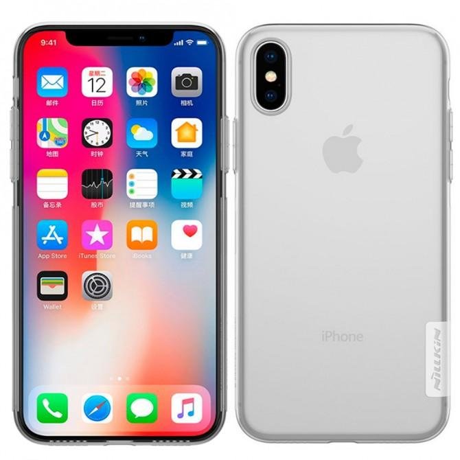 Чехол NILLKIN Nature TPU для iPhone Xs Max White