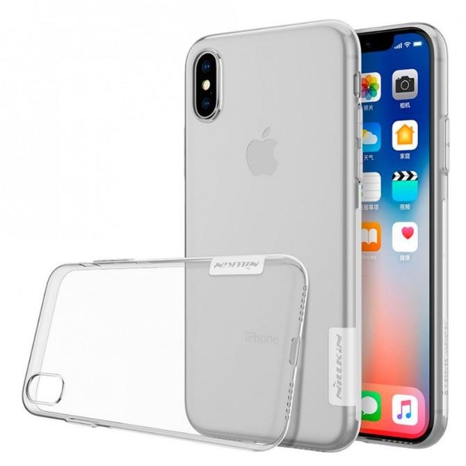 Чехол NILLKIN Nature TPU для iPhone Xs Max White-4