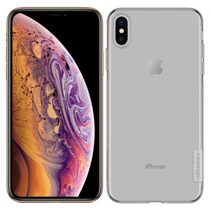 Чехол NILLKIN Nature TPU для iPhone Xs Max Grey