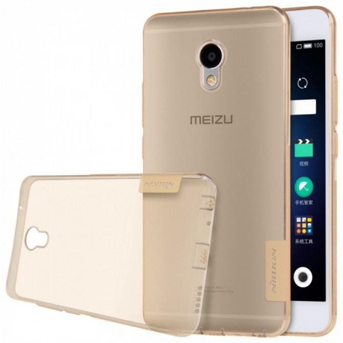 Чохол NILLKIN Nature TPU для Meizu M3e Золотий-1