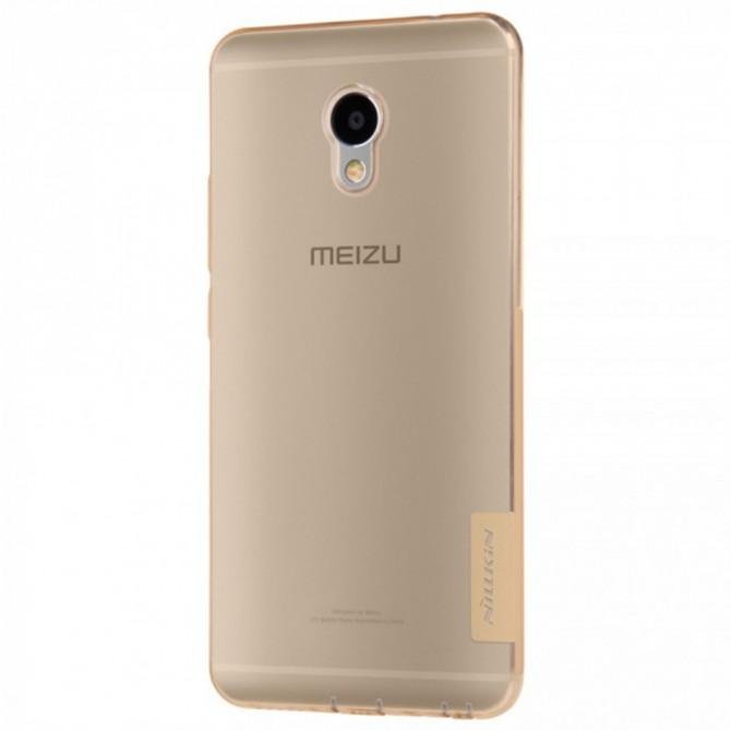 Чохол NILLKIN Nature TPU для Meizu M3e Золотий-4