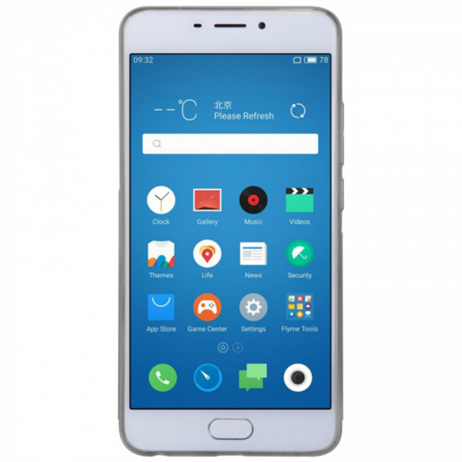 Чохол NILLKIN Nature TPU для Meizu M3e Сірий-2