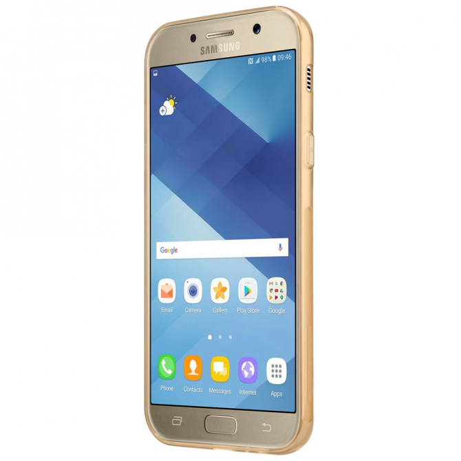 Чехол NILLKIN Nature TPU для Samsung A710 (A7-2016) Gold-3
