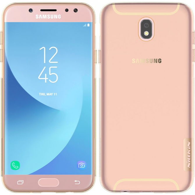 Чехол NILLKIN Nature TPU для Samsung J730 (J5-2016) Gold
