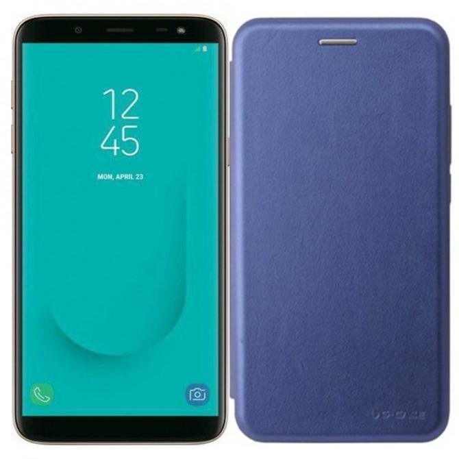 Чохол книжка U-Like Best для Samsung Galaxy J6 2018 Синiй