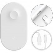 Бездротовий зарядний пристрій Baseus Smart 2in1(Type-C) (WX2IN1P20-02) Бiлий (Phone + Watch)