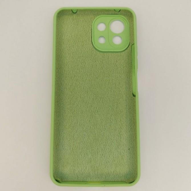 Чехол Original Soft Case Xiaomi Mi 11 Lite Мятный FULL-1