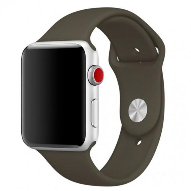Ремінець для Apple Watch 42/44mm Sport Band Dark Olive-1