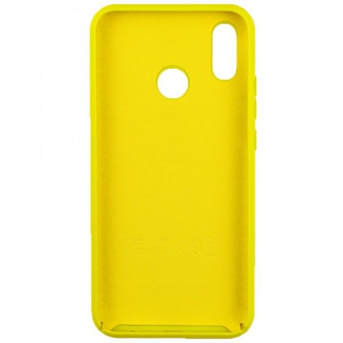 Чехол Soft Case для Huawei P20 Lite Ярко жёлтый FULL-2
