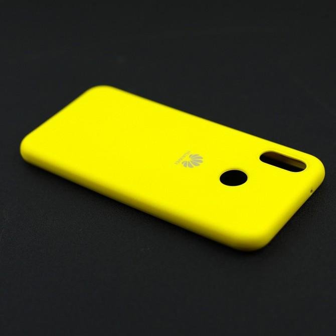 Чехол Soft Case для Huawei P20 Lite Ярко жёлтый FULL-4