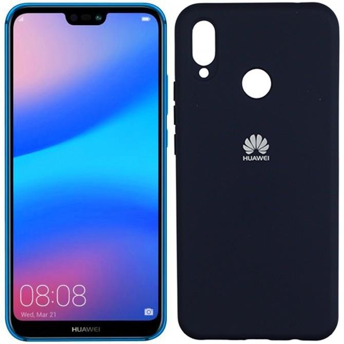 Чехол Soft Case для Huawei P20 Lite Синий FULL