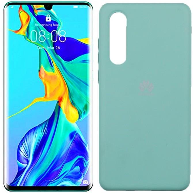 Чохол Soft Case для Huawei P30 Блакитний FULL