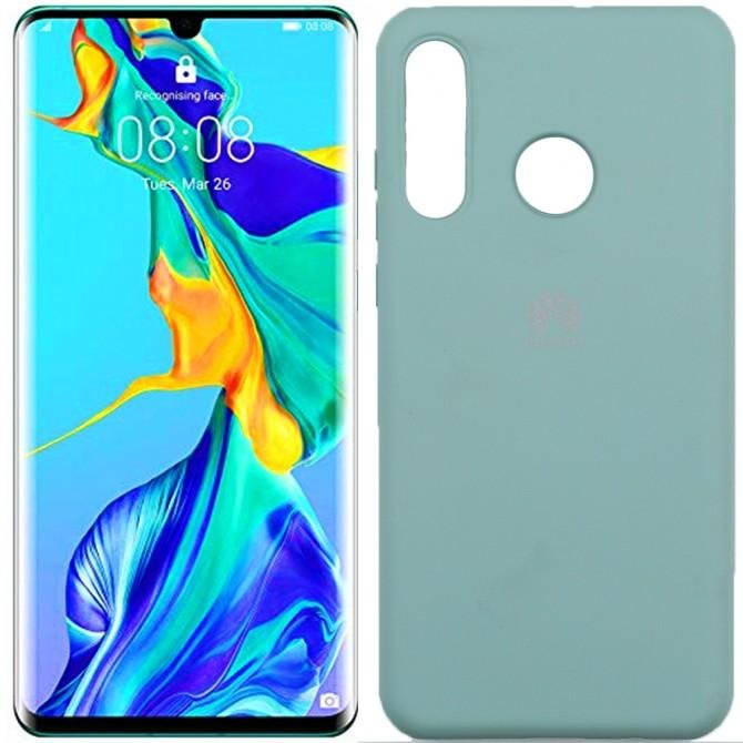 Чехол Soft Case для Huawei P30 Lite Голубой FULL