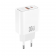 Мережевий зарядний пристрій XO CE42 30W 1USB+Type-c White