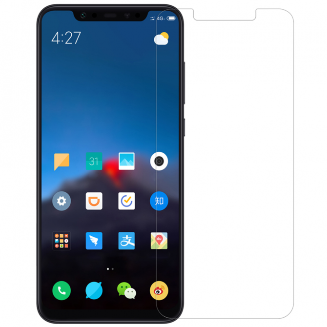 Защитное стекло для XIAOMI Redmi Note 6 Pro/Poco F1 (0.3 мм, 2.5D)-1