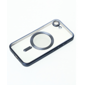 Силіконовий чохол SHINING with MagSafe для iPhone 16e Темно Синій Силіконовий чохол SHINING with MagSafe для iPhone 16e Темно Синій