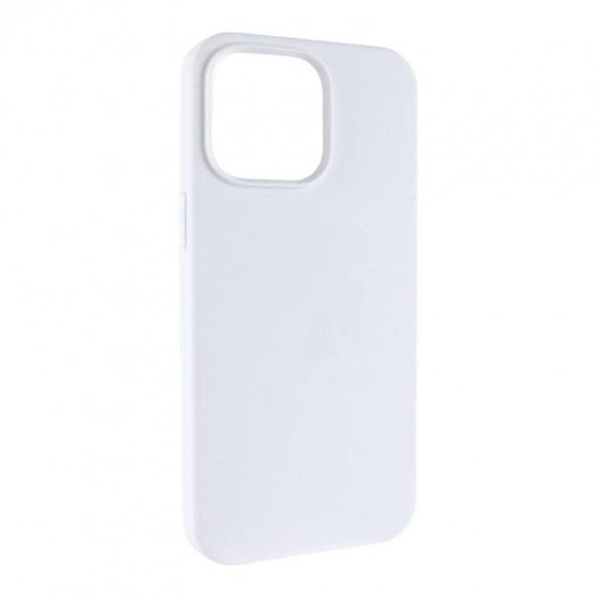 Силіконовий чохол для iPhone 12 Pro/12 White FULL (NO LOGO)-1