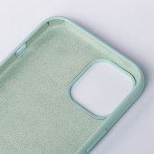 Оригинальный силиконовый чехол для iPhone 12 Pro Max Фисташковый Оригинальный силиконовый чехол для iPhone 12 Pro Max Фисташковый