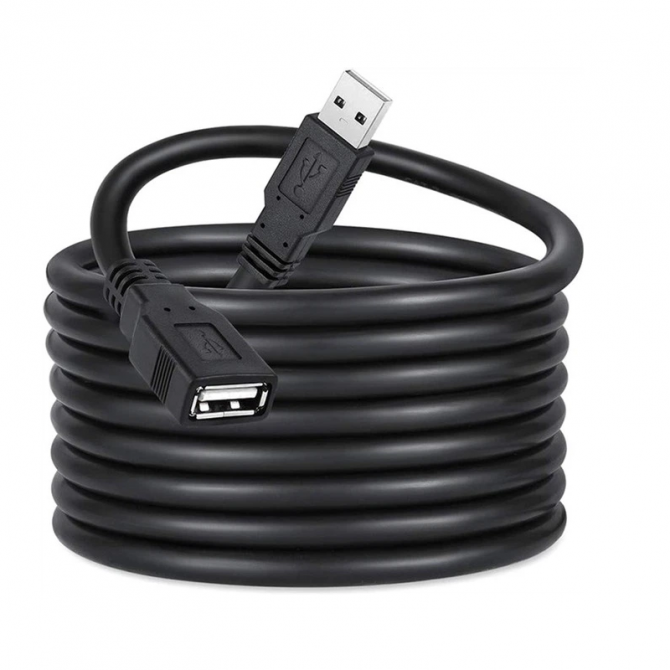 Кабель-подовжувач USB USB 2.0 AM/AF ColorWay 1,8 м чорний-1