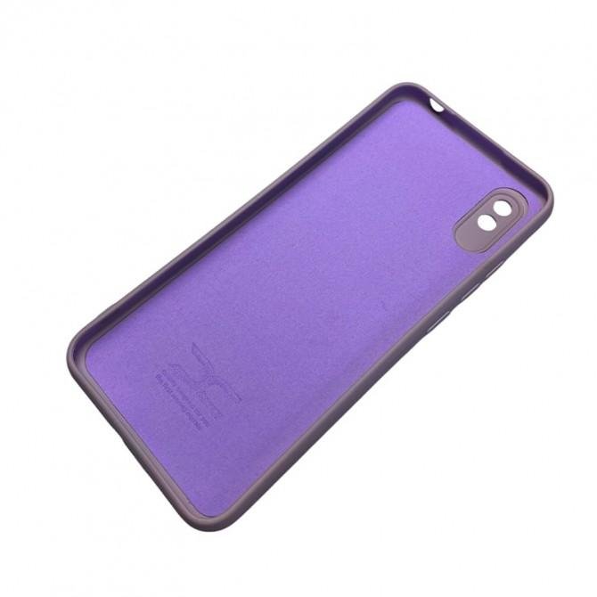 Чехол Soft Case Xiaomi Redmi 9a Лиловый FULL-1