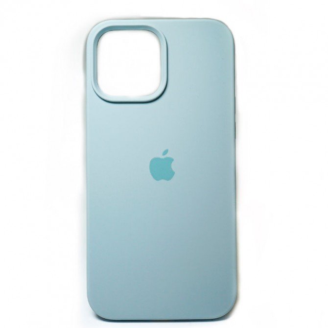 Оригінальний силіконовий чохол для iPhone 13 Світло Сірий FULL