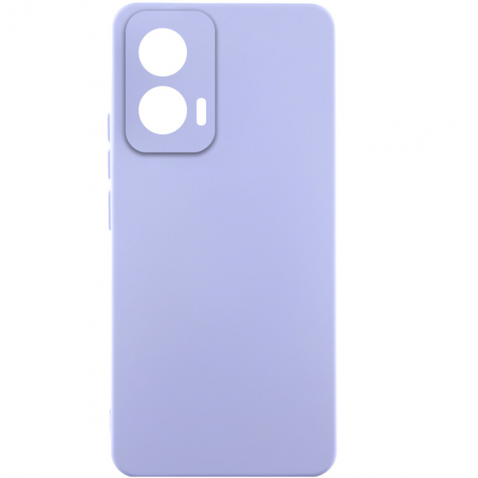 Чехол Silicone Case Motorola Edge 50 Лавандовый FULL