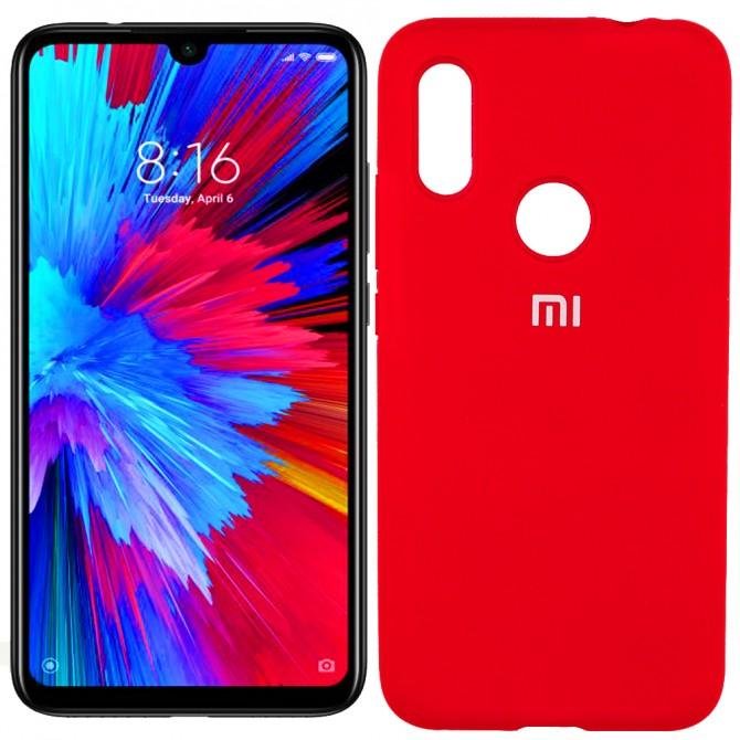 Чехол Soft Case для Xiaomi Redmi Note 7 Вишневый FULL