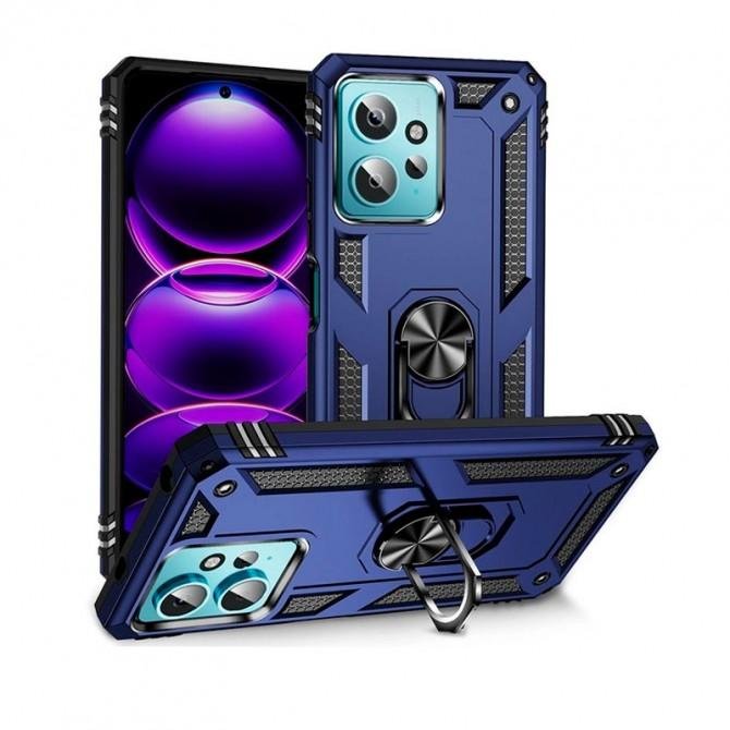 Чехол HONOR Hard Defence Series Xiaomi Redmi Note 12 4G Blue (with magnet)