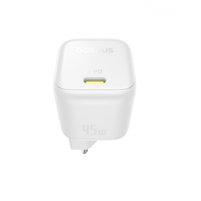 Мережевий зарядний пристрій 1Type-C Baseus EnerFill FN22 PD45W EU Moon White-1