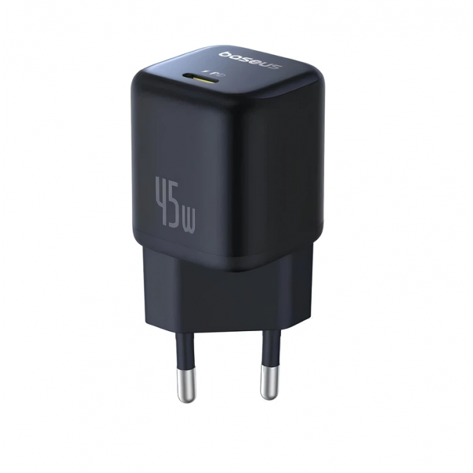 Сетевое зарядное устройство 1Type-C Baseus EnerFill FN22 PD45W EU Cosmic Black