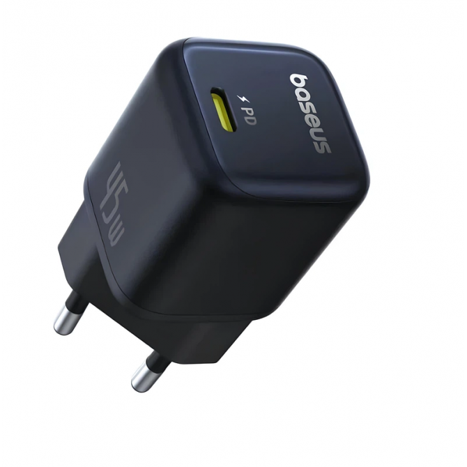Сетевое зарядное устройство 1Type-C Baseus EnerFill FN22 PD45W EU Cosmic Black-1