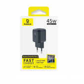 Сетевое зарядное устройство 1Type-C Baseus EnerFill FN22 PD45W EU Cosmic Black