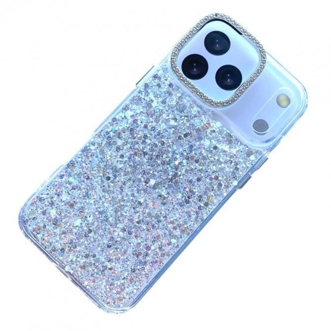 Накладка Lots of Shine series для iPhone 17 Pro Silver-2