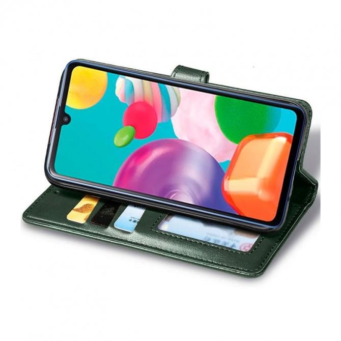Чехол-книжка GETMAN Gallant for Oppo A78 4G Green-1