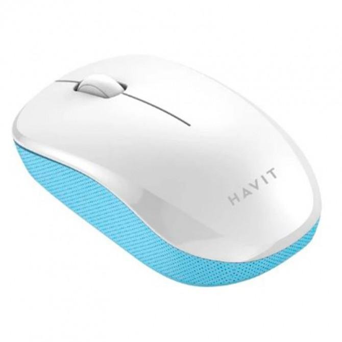 Комп'ютерна мишка Havit HV-MS66GT White/Blue-2