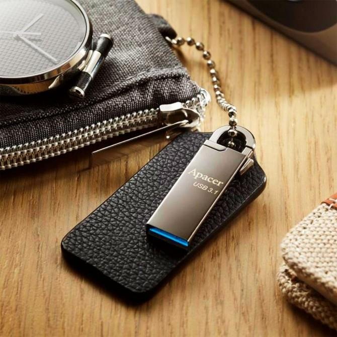 Флеш пам'ять Apacer USB 16Gb AH15A Сірий USB 3.1-2