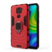 Чехол HONOR Hard Defence Series Xiaomi Redmi Note 9/ Redmi 10X Red (with Camshield and magnet)