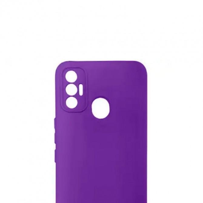Чехол Soft Case TECNO Spark 7 Фиолетовый FULL-1