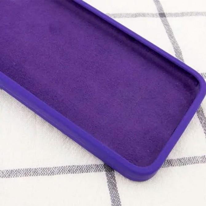 Оригинальный силиконовый чехол для iPhone 11 Pro Max Фиолетовый FULL (SQUARE SHAPE)-1