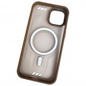 Чохол MATT CASE with MagSafe iPhone 15 Brown Чохол MATT CASE with MagSafe iPhone 15 Brown