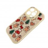 Чехол TPU Cute Christmas iPhone 14 Pro White Чехол TPU Cute Christmas iPhone 14 Pro White