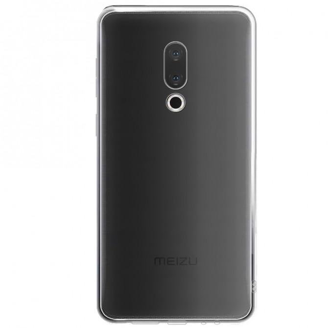 Чехол Ultra-thin 0.3 для Meizu 15 Plus Прозрачный-2