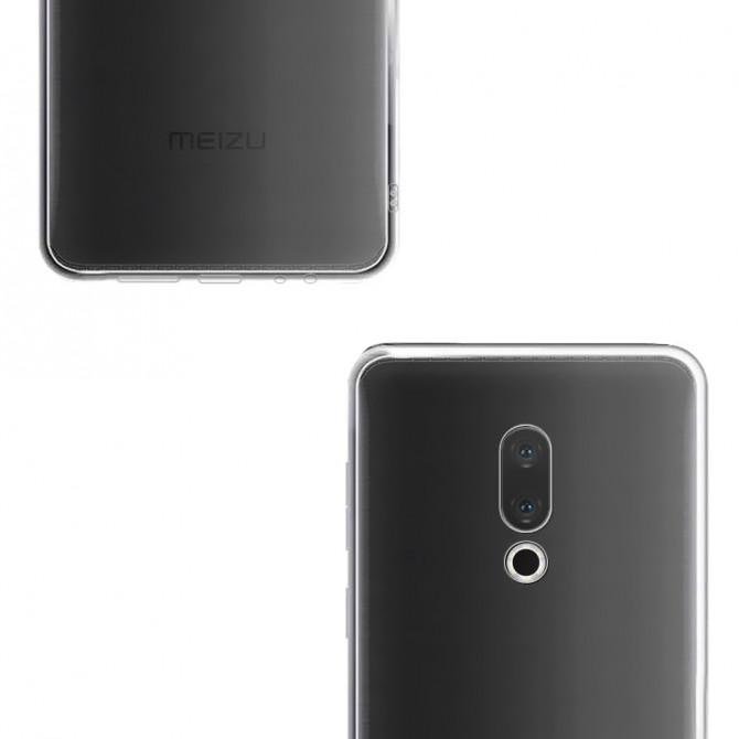 Чехол Ultra-thin 0.3 для Meizu 15 Plus Прозрачный-3