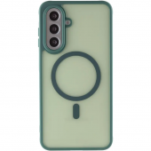 Чохол TPU+PC Lyon Frosted series with Magsafe Samsung Galaxy A27 Green