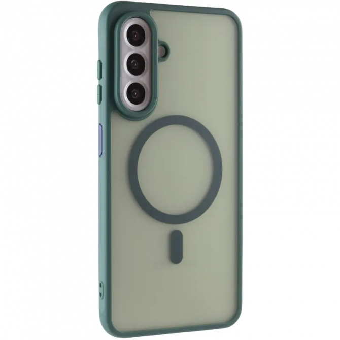 Чохол TPU+PC Lyon Frosted series with Magsafe Samsung Galaxy A27 Green-1