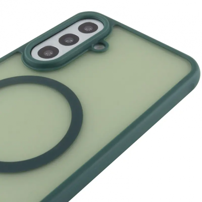 Чохол TPU+PC Lyon Frosted series with Magsafe Samsung Galaxy A27 Green-2